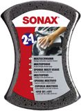 SONAX MultiSpons (1 stuk) de alleskunner voor de autoreiniging met twee verschillende toepassingszijden