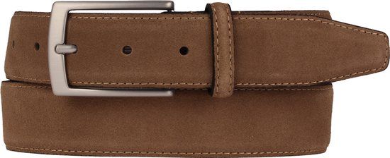 Presly & Sun Heren - Leren riem - Taupe - 85cm