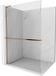 Mexen Kioto+ L paroi de douche avec étagère Walk-in 65 x 200 cm, transparent, or rose
