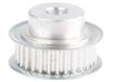 RS PRO Aluminium tandriemschijf voor 6 mm riemen, 30 tanden/verdeling 2,5 mm, boring 6 mm