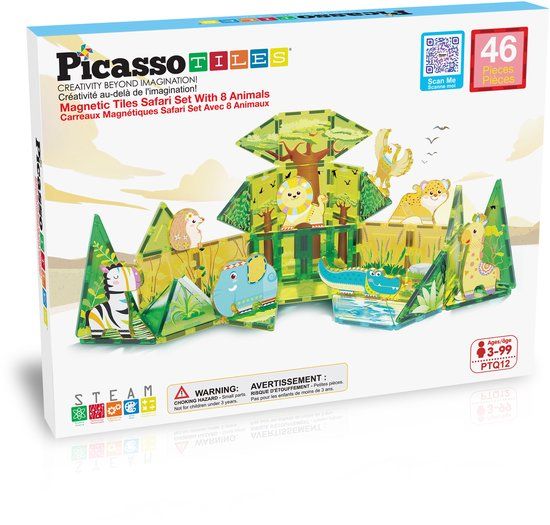 PicassoTiles PTQ12 Bouwspeelgoed