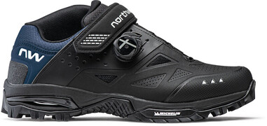 Northwave Enduro Mid 2 MTB schoenen Heren, zwart/blauw