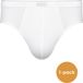 Mey Dry Cotton high-leg briefs (1-pack) - heren slip hoge beenuitsnijding - wit