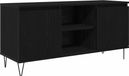 Chêne noir meuble TV 104 x 35 x 50 cm Bois transformé