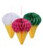 Party Collection Papirkugle Isvaffel (U) 3 stk.