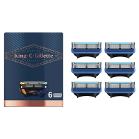 Gillette King C. scheermesjes voor gezicht en contouren (6 stuks)