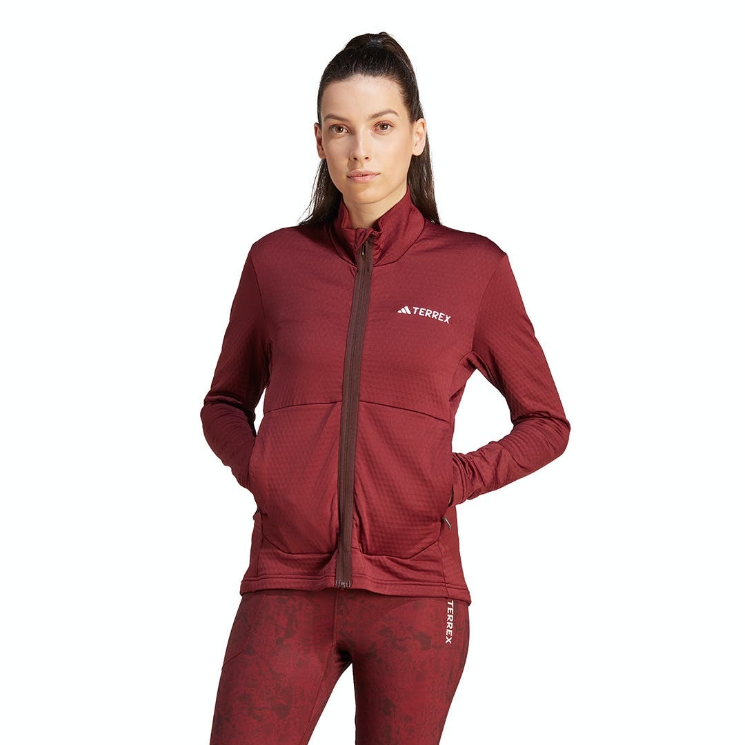 adidas adidas Terrex Polarfleece Full Zip Jacket Dames