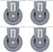 vidaXL Vaste wielen 4 st 75 mm