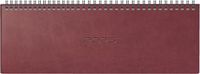 rido/idé Dwarsagenda model septant (2025), 2 pagina's = 1 week, 305 × 105 mm, 128 pagina's, kunstleren omslag Prestige, bruin