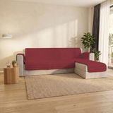 Italian Bed Linen Gewatteerde bankovertrek Pinsonic Trend met omkeerbaar schiereiland, bordeaux, 190 cm
