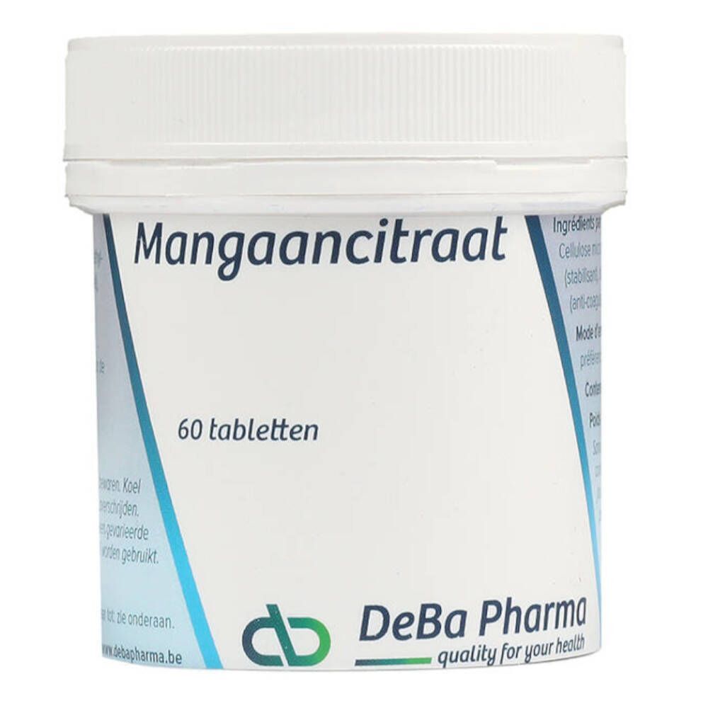 DeBa Pharma DeBa Pharma Mangaancitraat 60 tabletten