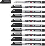 STABILO - Permanent marker - Write-4-all Superfine (S) - 10 Stuks - Zwart