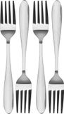 Koopman International Fourchettes - 12x - Inox - couverts de table - 19,5 cm - fourchettes de dîner