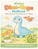 Kleine Dino-Tage Malbuch