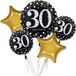 Amscan - Bouquet Anniversaire Scintillant 30 Ballons Feuille - Multi - 71 cm