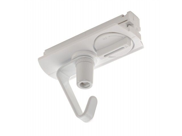 SLV 143171 1-Fase adapter met haak wit