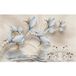 Papier peint panoramique fleurs 3D