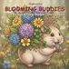 Blooming Buddies: Adorable Animals and Beautiful Flowers Coloring Book for Adults and Teens, Stress Relief and Relaxation, Cute Woodland and Garden Creatures Illustrations