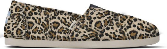 TOMS Espadrille van canvas met panterprint