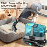 VacniQ Stoomtapijtreiniger 1800W, 25KPa Zuigkracht, Meerdere Sproeiers, Puntreiniging voor Bekleding, Huisdieren, Auto, Huis