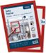 Europel Wissellijst Zelfklevend - Posterlijst - Magnetisch Frame - A4 - 21 x 29,7 cm - Set van 2 stuks - Rood