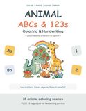 Animal ABCs & 123s: Coloring and Handwriting
