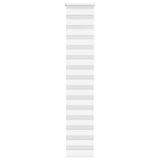 vidaXL Zebra Rolgordijn 40x200 cm Polyester Wit