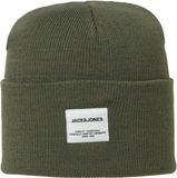 JACK & JONES JACLONG KNIT BEANIE NOOS Heren Mutsen Dusty Olive One size Acryl