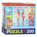 Eurographics Le corps humain puzzle de 200 pièces