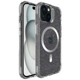 imoshion Glitter Backcover met MagSafe voor de iPhone 15 - Zilver