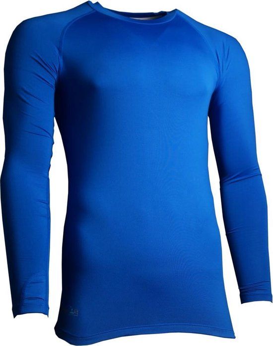 Precision Training Thermoshirt Basislaag - Blauw - Maat M