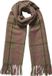 PCLESIA LONG SCARF PWP MM SP BC - Femme - Foulards - Polyester - Marron - À carreaux