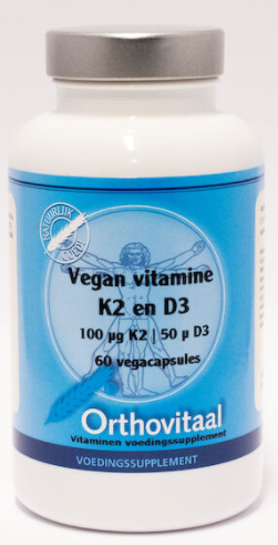Orthovitaal Vegan Vitamine K2 en D3 Vegacapsules - 8718924294505