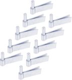 Alberts 864002 Klem voor inmetselen | F-wandhaak | blauw verzinkt | doornmaat Ø16 mm | 105 x 40 mm | Set van 10
