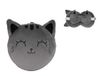 I-TOTAL Oreiller avec Masque pour Dormir Oreiller refermable avec crochet pour voyage Gris Chat