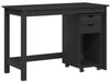 Bureau Kas Set 2 st Grijs Massief grenenhout