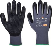 Portwest DermiFlex Plus Handschoen - Grijs/zwart - XXL