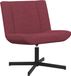 vidaXL Draaistoel Wijnrood Stof 63 x 75 x 76 cm
