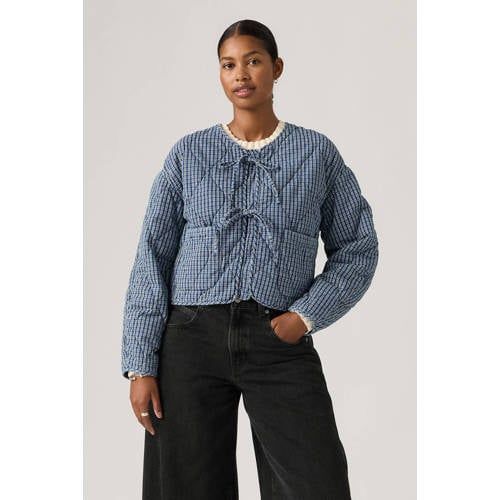 Levi's jasje quilted blauw