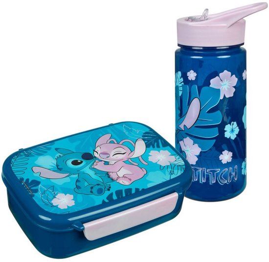 Lilo & Stitch Undercover Broodtrommel en Drinkbeker Set