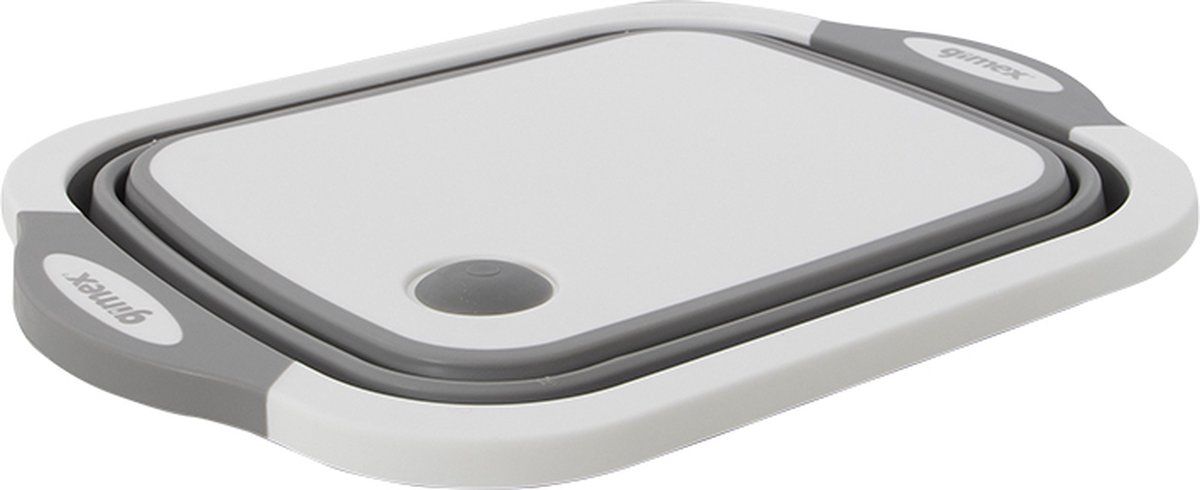 Gimex Opvouwbare Snijplank - Grijs/Wit - Kunststof