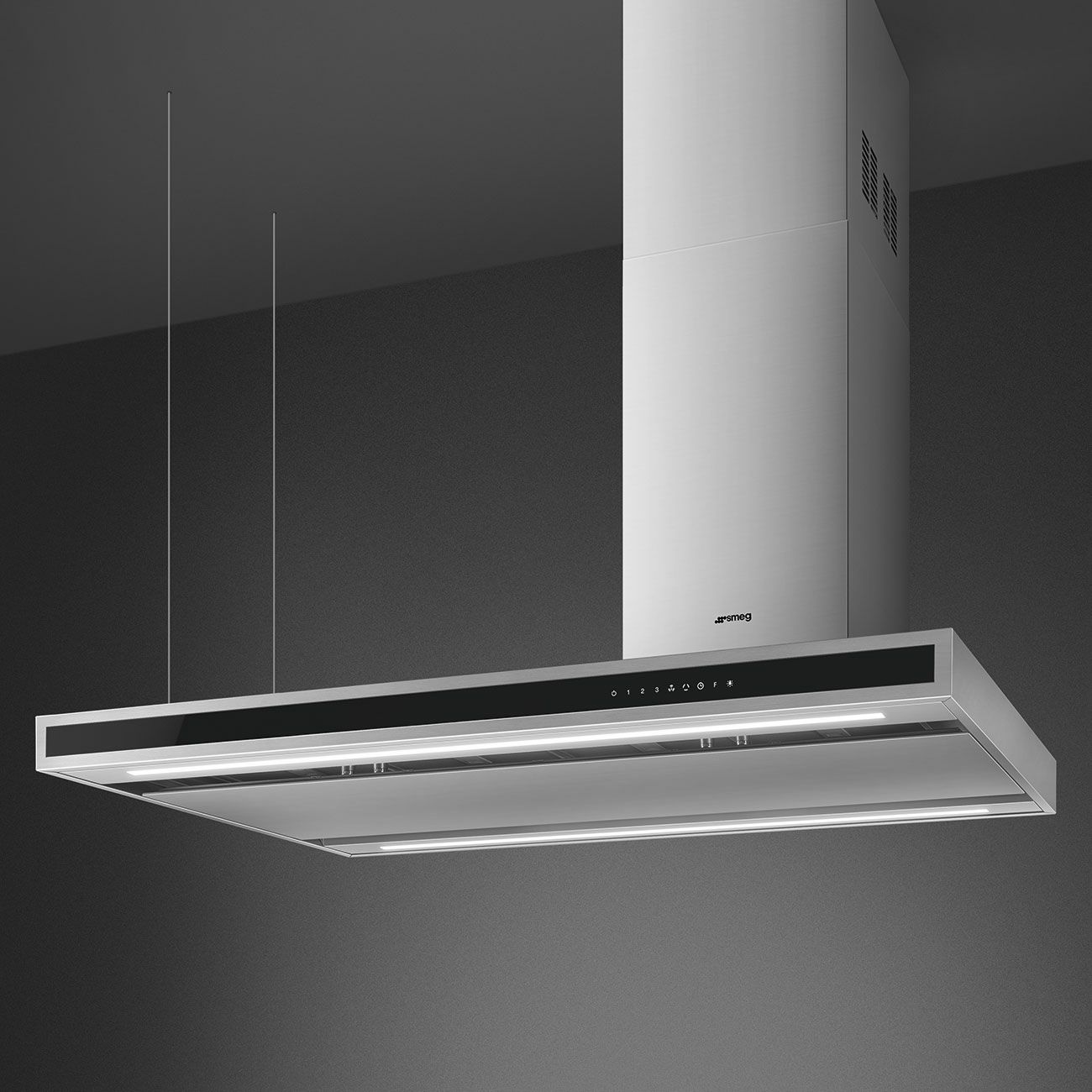 Smeg KLTI12L4X - Afzuigkap - Muurmontage - Roestvrijstaal - 560 m³/uur
