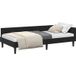 Maison Exclusive - Cadre de lit d'angle noir 90 x 190 cm velours