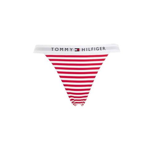 Tommy Hilfiger Bikini Broekje Rood/Wit
