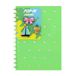 QC Colour Neon Green Siliconen A5 Notitieboek met Pins