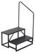 StarTech Kampeerwageninstaptrap met leuning - 4 treden van staal - Draagvermogen: 299 kg - Brede, antislip treden - Draagbaar - Afmetingen: 66 x 108 x 147 cm - Zilver