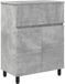 vidaXL Badkamer Vaniteitsunit Betongrijs 60 x 35 x 80 cm Bewerkt Hout