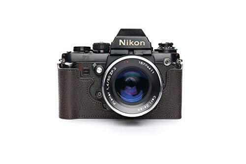 TP Original Handgemaakte Echt Lederen Half Camera Case Tas Cover voor Nikon F3 F3HP F3AF F3T Koffie kleur