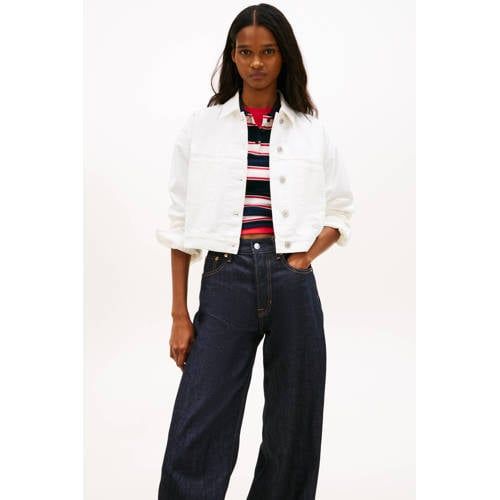 Tommy Jeans denim spijkerjas wit