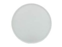 Blank Set van 4 pizzaborden van suikerriet, wit, 32,5 cm, 50 stuks door krimp